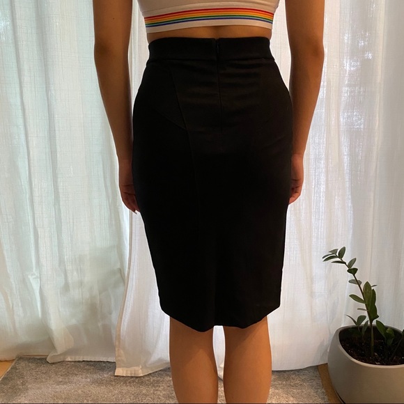 black ann taylor pencil skirt - Picture 3 of 6